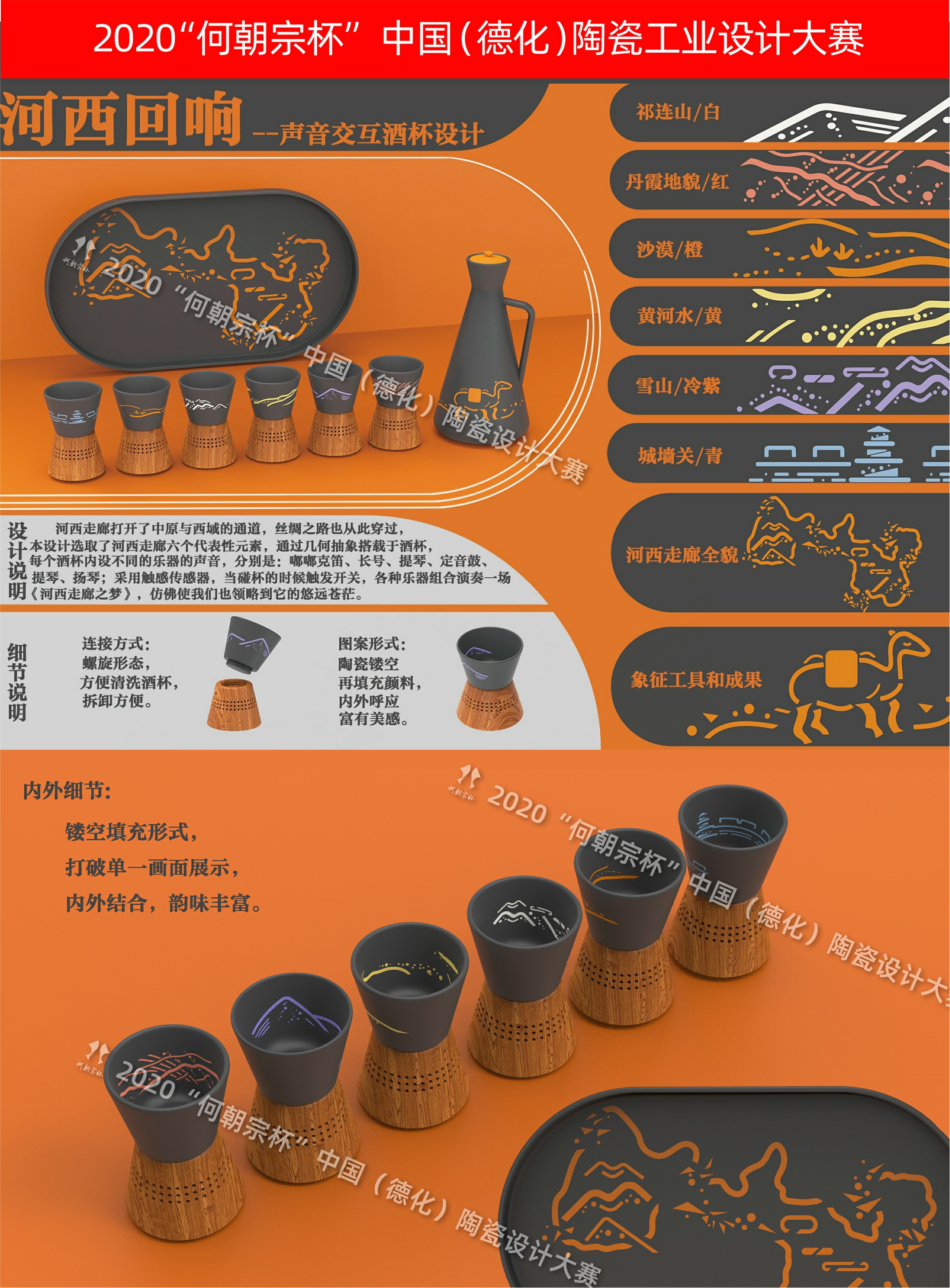 2020第四届“何朝宗杯”中国(德化)陶瓷工业设计大赛入围作品 - 设计竞赛网