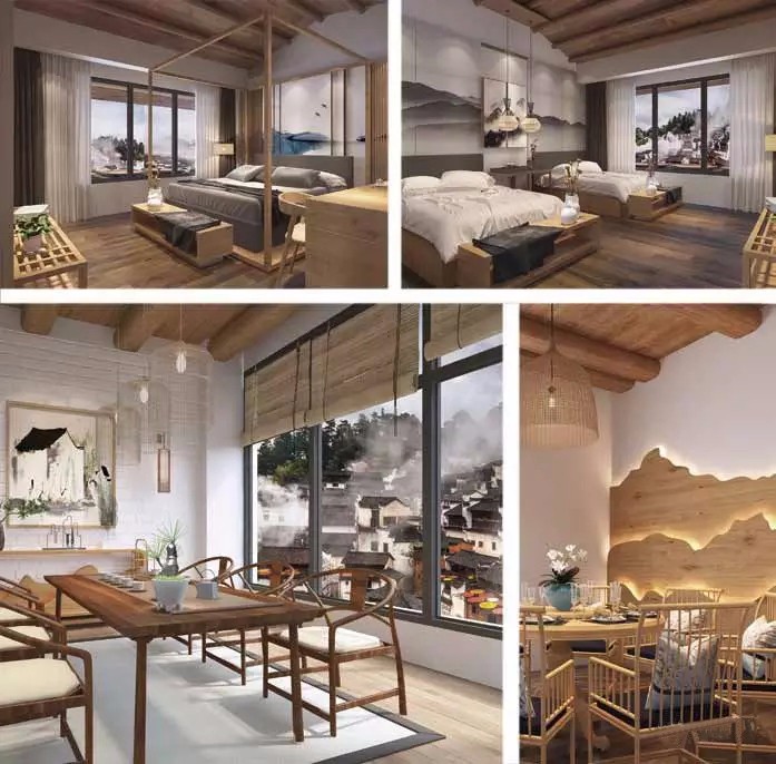 婺源篁岭山居村落的民宿室内设计-毕设展-矮凳网