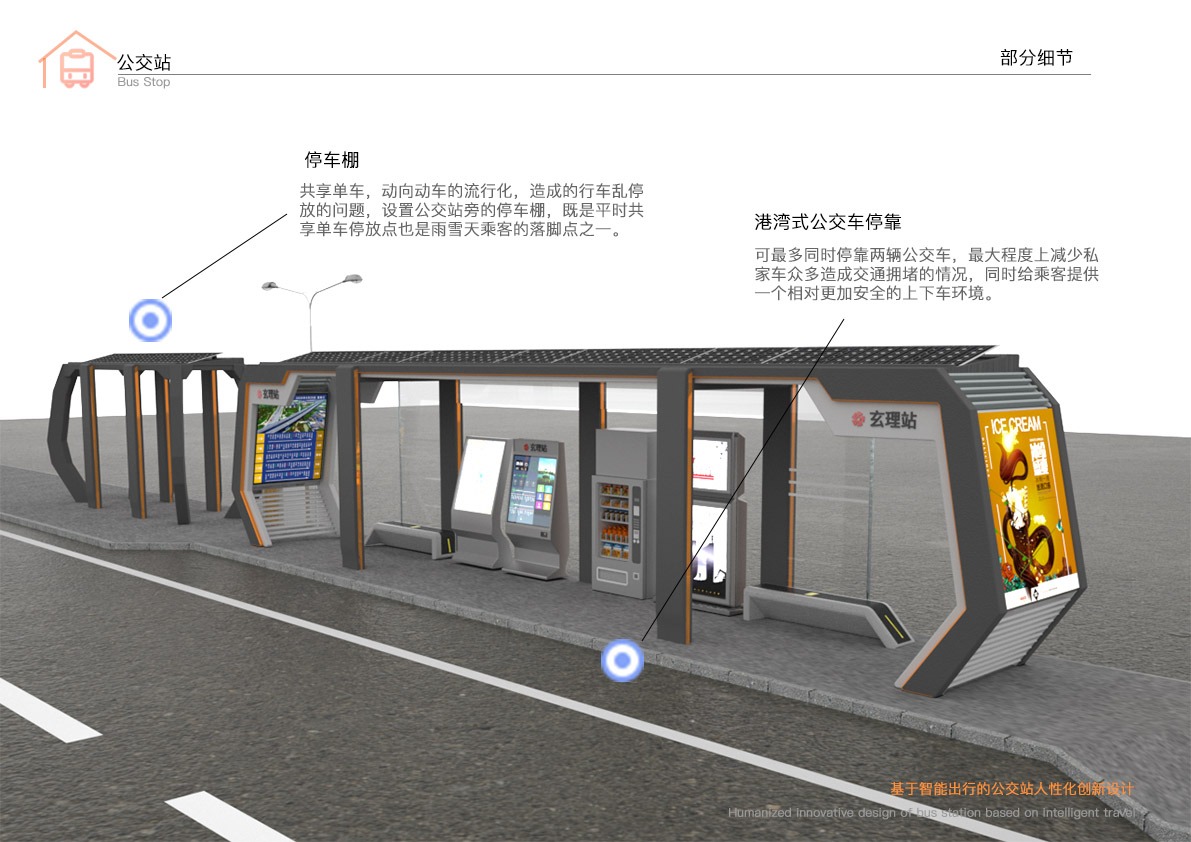公交车站摄影图__交通工具_现代科技_摄影图库_昵图网nipic.com