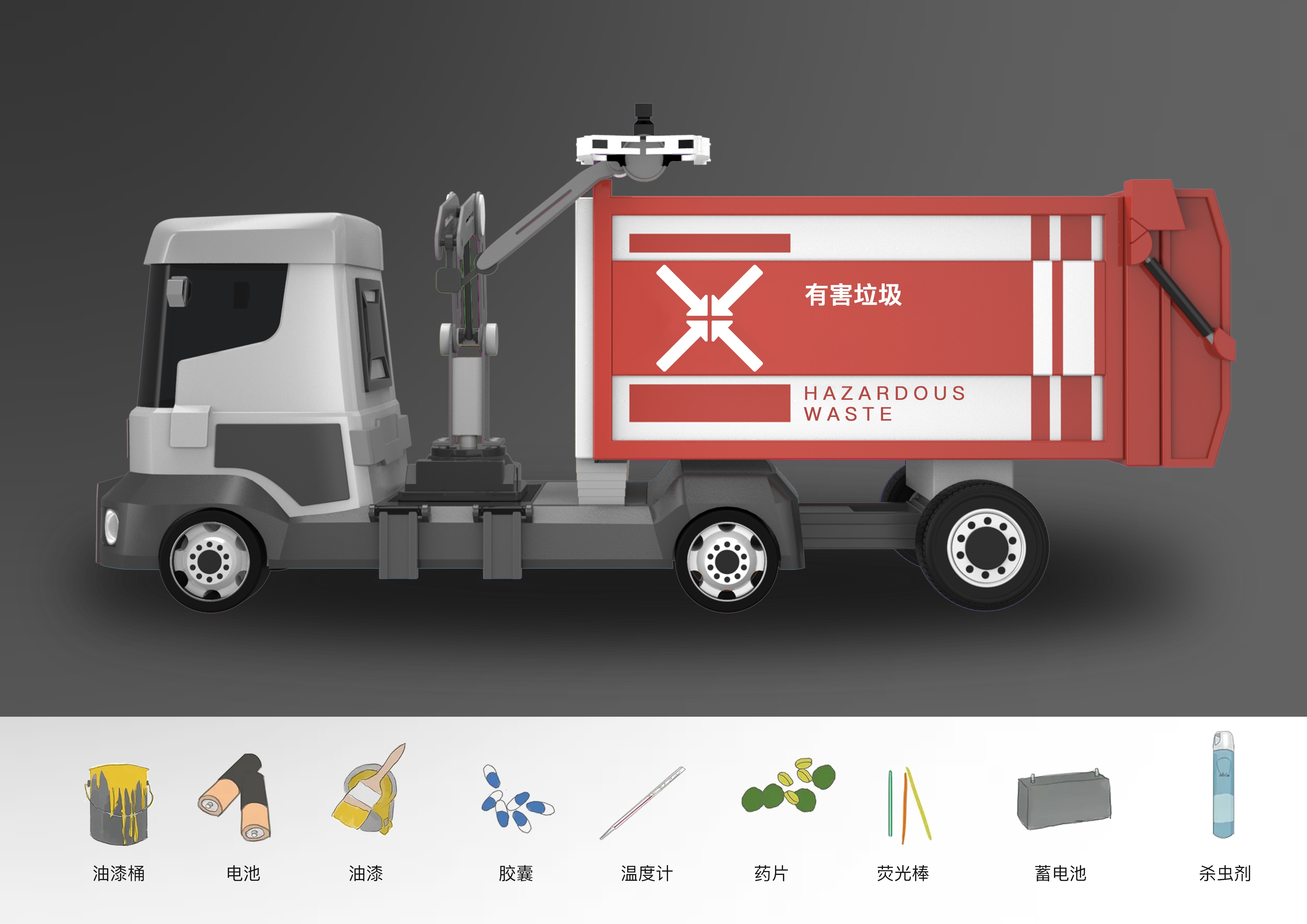 玩具车动画：垃圾分类，装上环卫车_哔哩哔哩 (゜-゜)つロ 干杯~-bilibili